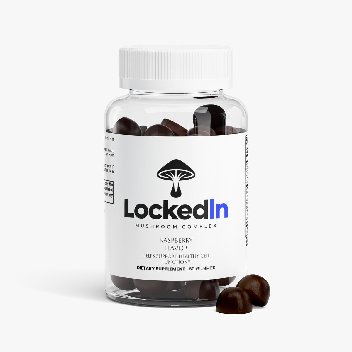 LockedIn Raspberry Mushroom Gummies