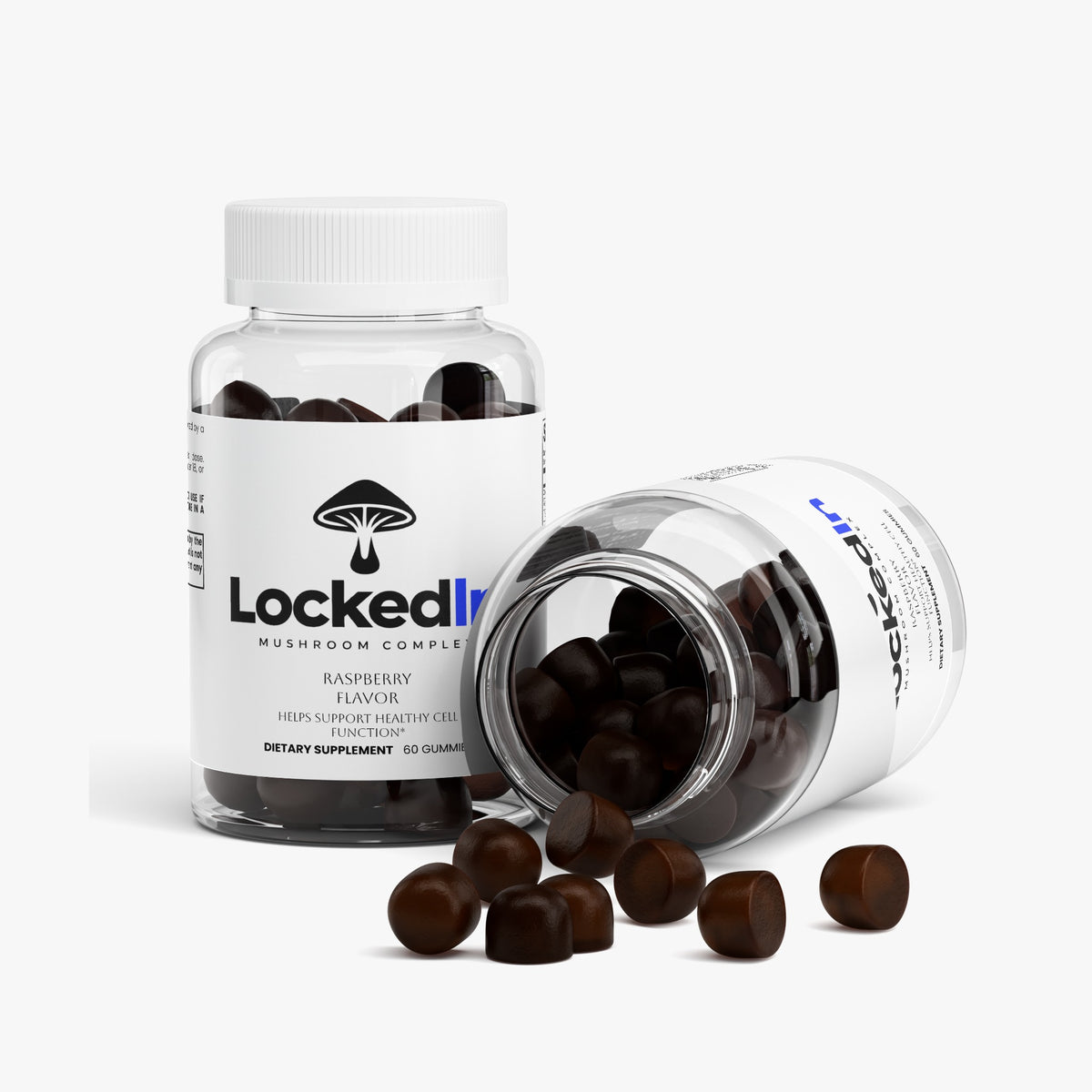 LockedIn Raspberry Mushroom Gummies